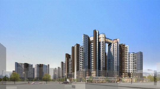 서울 서초구에 공급되는 '래미안 원페를라' 투시도. [삼성물산 건설부문 제공]